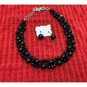 Necklace and earrings